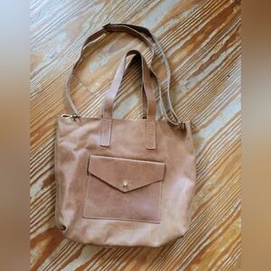 Sseko leather tote